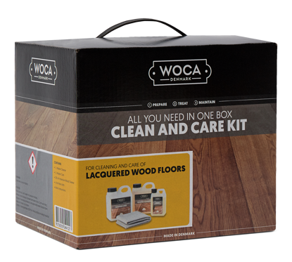 Picture of WOCA Clean & Care Kit for Laminated & Lacquered Floors