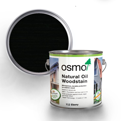 Osmo Natural Oil Woodstain 712 Ebony
