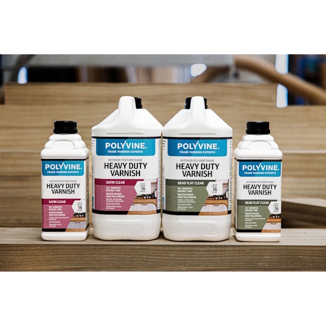 Polyvine - Heavy Duty Extreme Varnish NL/FR-Dead Flat/extramat- 1000ml