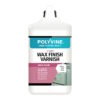 Polyvine Wax Finish Varnish Satin 4L