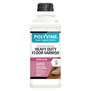 Polyvine Heavy Duty Floor Varnish Satin 1L Polyvine Heavy Duty Floor Varnish Satin 1L