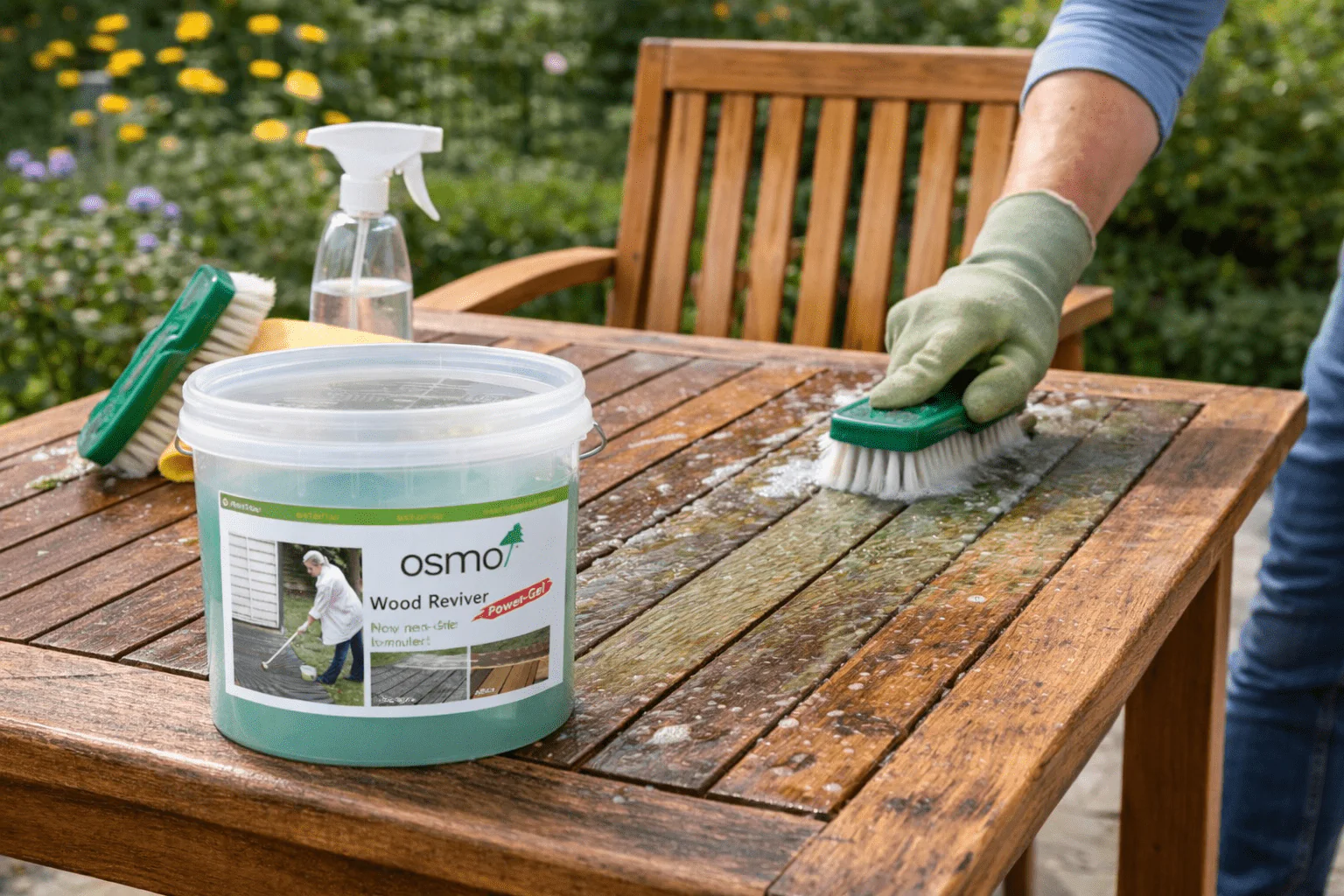 Garden Table Wood Reviver Gel
