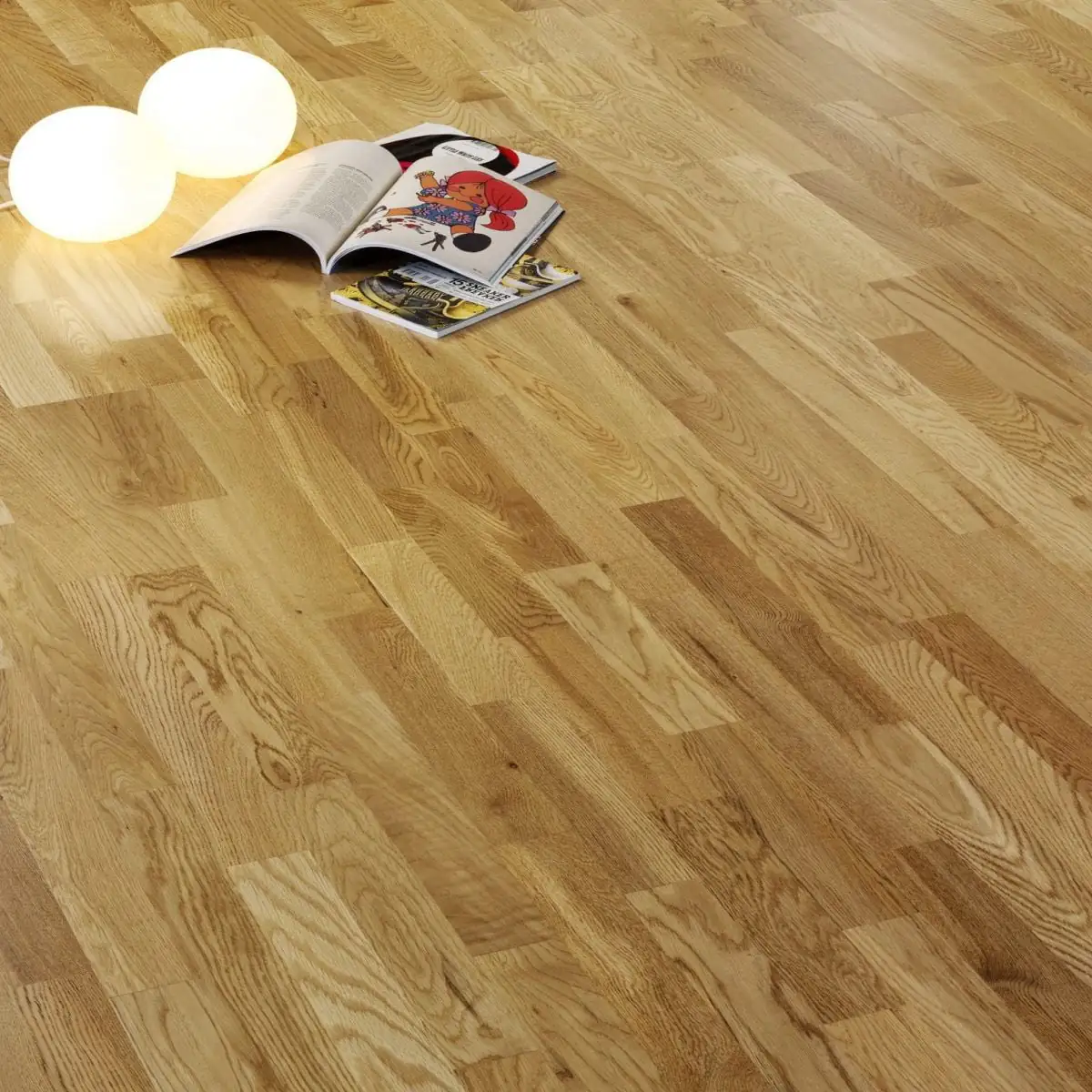 Clementine Engineered Rustic Oak Lacquered 3-Strip VX1 Clementine Engineered Rustic Oak Lacquered 3 Strip VX1