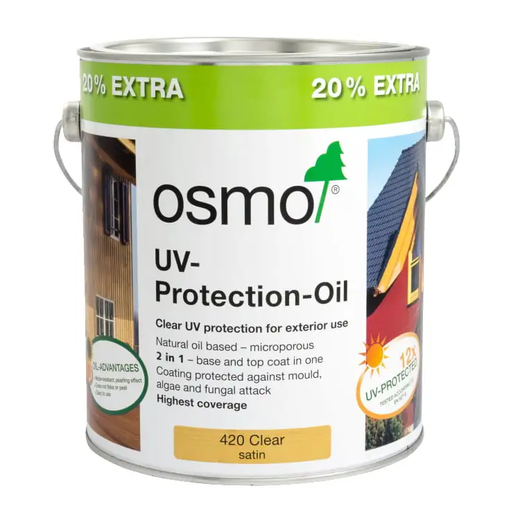 Osmo UV-Protection Oil Clear Extra 420 3L Promotional Tin