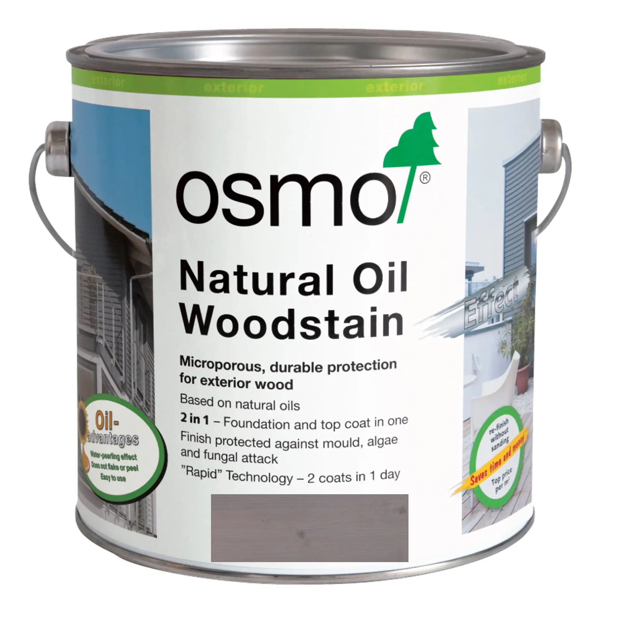 Osmo Natural Oil Woodstain Effect for Exterior